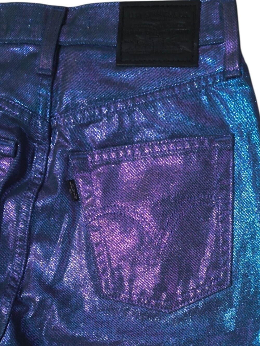 LEVI'S Candy Coated Ribcage Straight Ankle Women's Jeans Size 24 - Picture 5 of 8